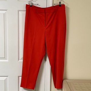 H&M Red Tapered-Leg Women's Slacks